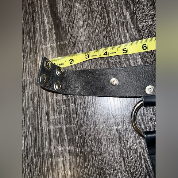 Genuine leather and steel chain bodice harness - Picture 9 of 12